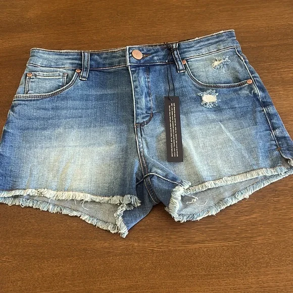 Seethrusoul NWT High Rise Boyfriend Shorts - Picture 2 of 9